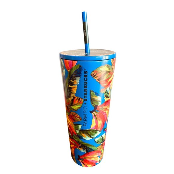 Starbucks Farm Rio Summer 2025 Tropical Blue Banana Vibrant Mix NWT 24 Oz - Picture 5 of 8